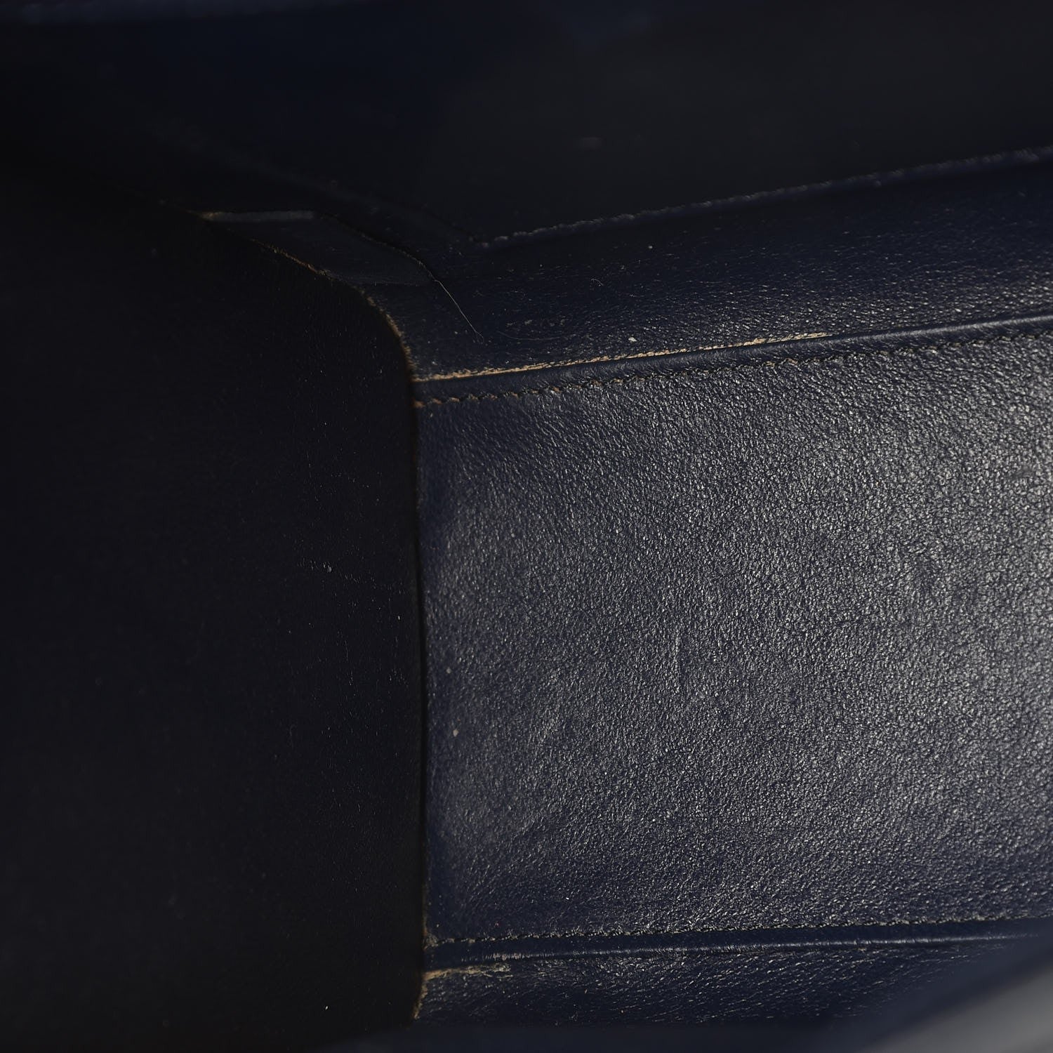 Celine Smooth Calfskin Nano Luggage Ink 9 of 13