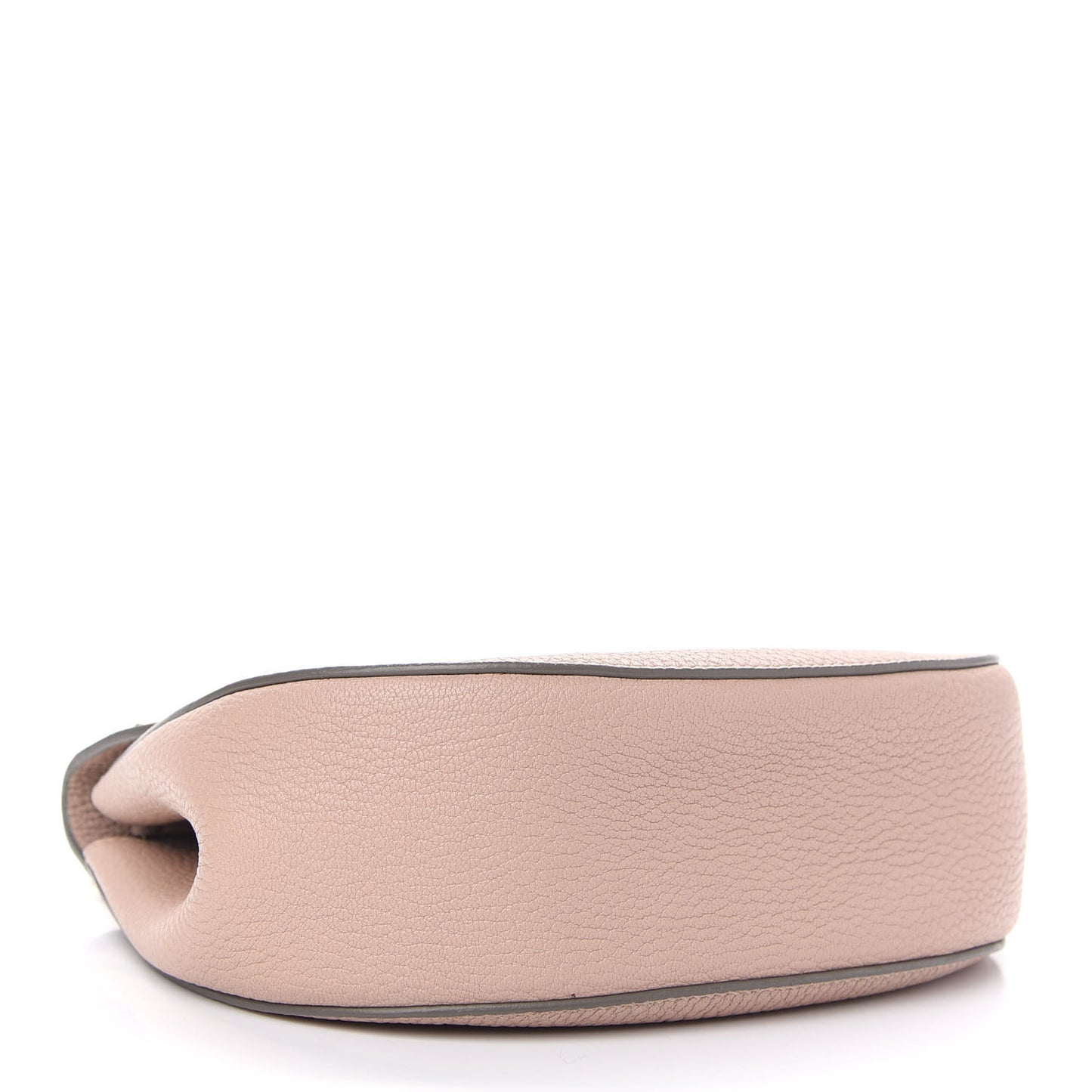 Grained Lambskin Mini Drew Shoulder Bag Cement Pink