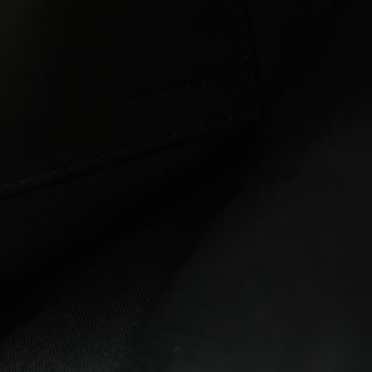 Fendi Cotton Canvas Vitello Grace Light Logo Pouch Beige 7 of 8