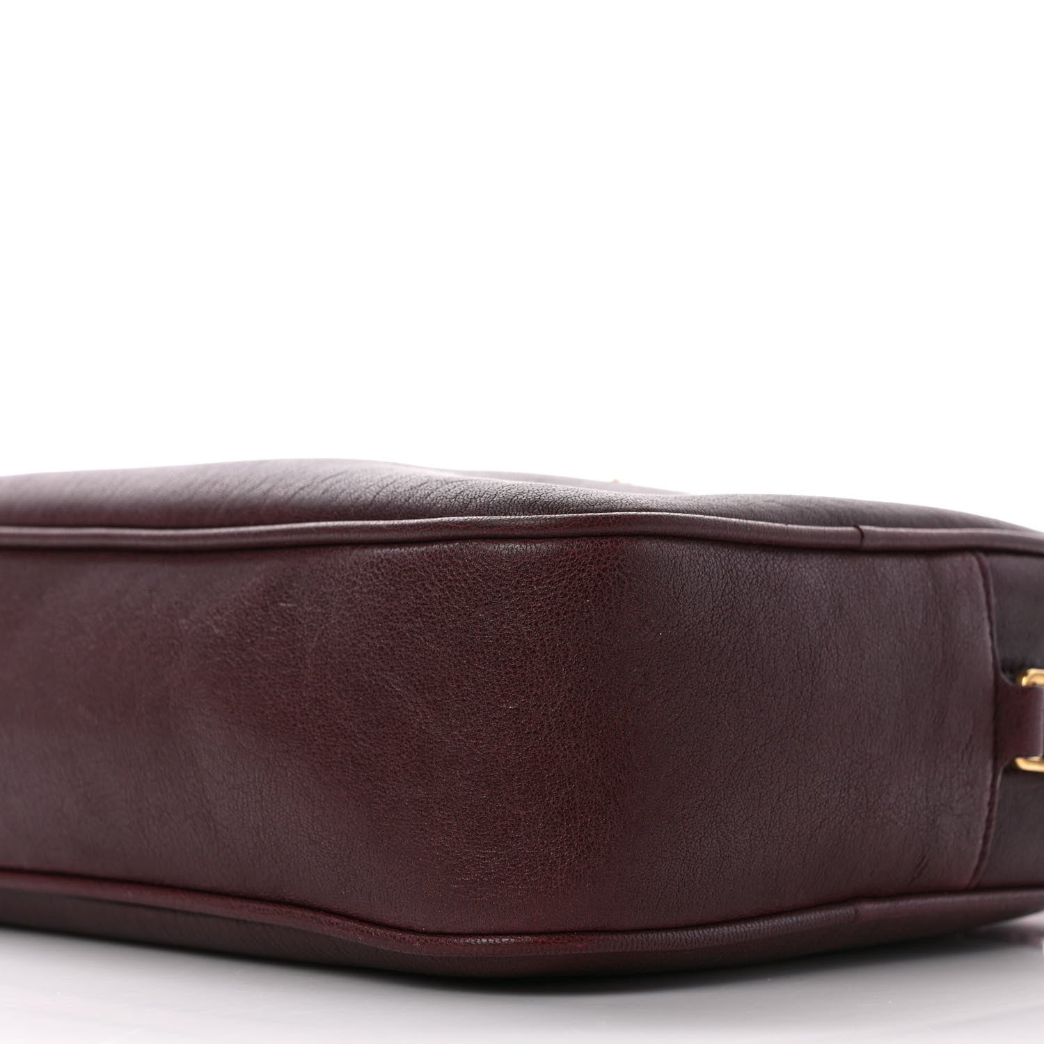 Saint Laurent Lambskin Monogram Lou Camera Bag Burgundy 9 of 10