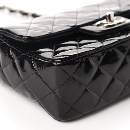 Chanel Patent Calfskin Quilted Mini Rectangular Flap Black 6 of 11