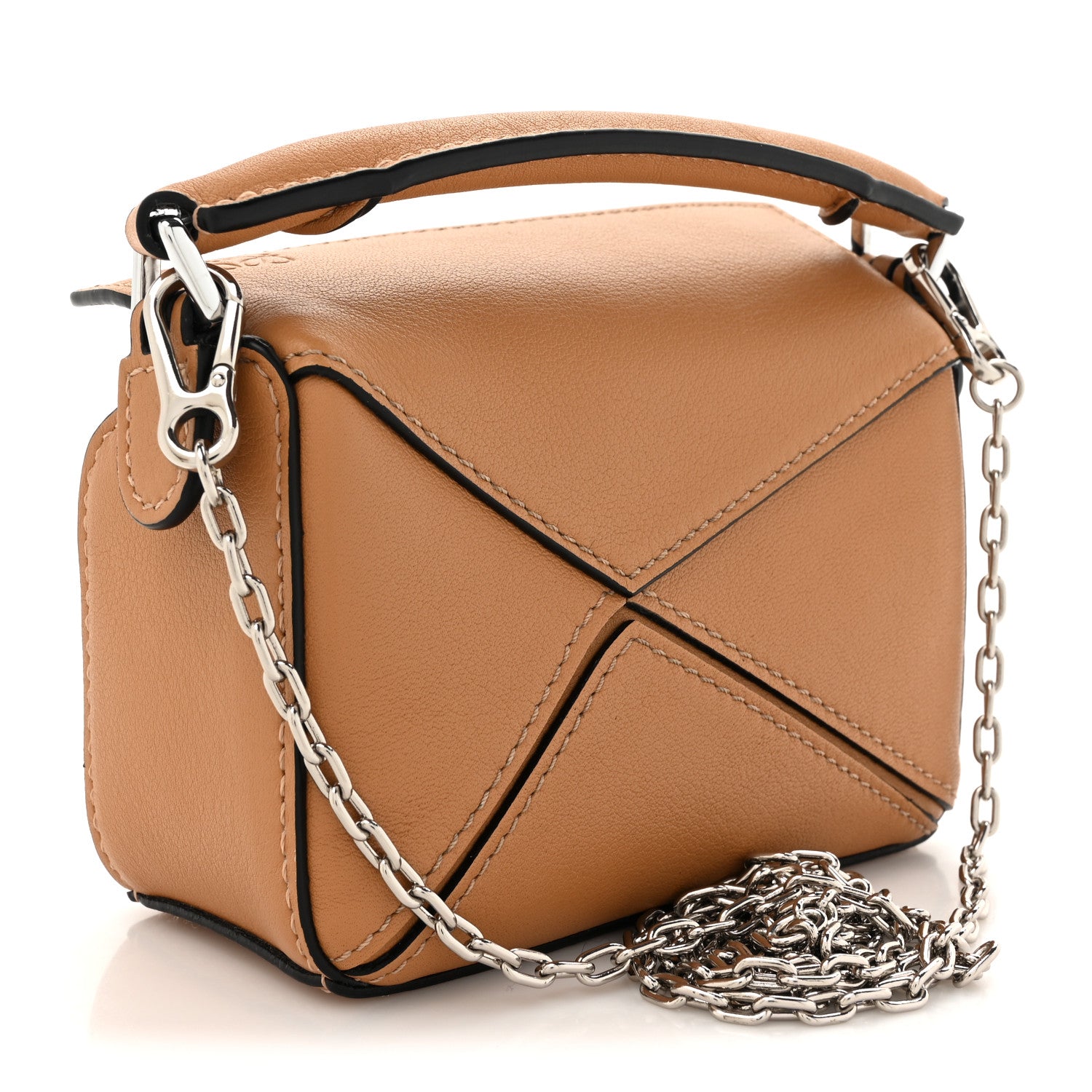 Loewe Calfskin Nano Puzzle Bag  Warm Desert 3 of 10