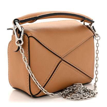 Loewe Calfskin Nano Puzzle Bag  Warm Desert 3 of 10