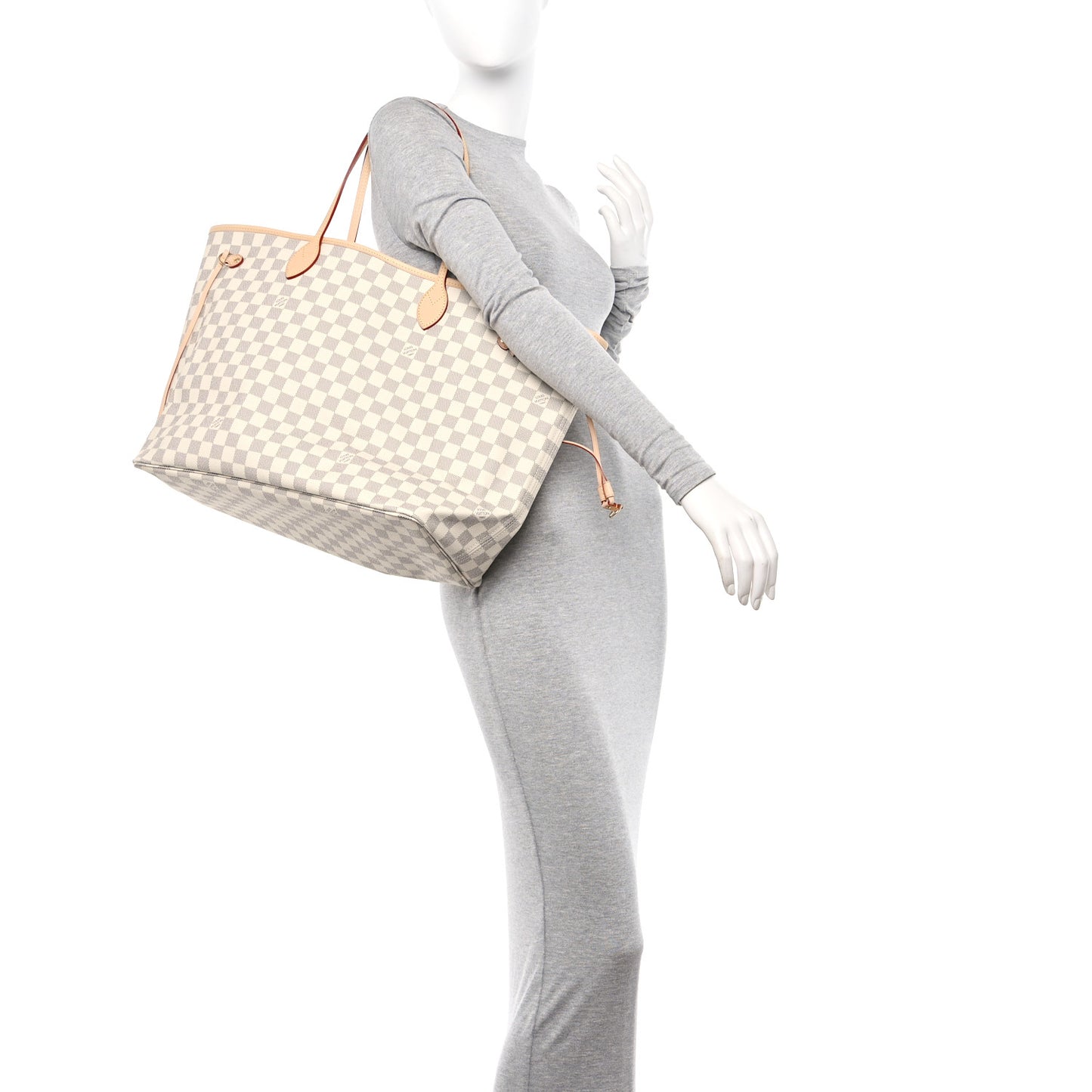 Damier Azur Neo Neverfull GM Rose Ballerine