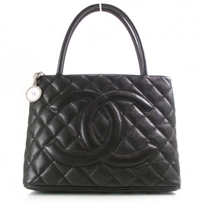 Chanel Caviar Medallion Tote Black 1 of 10