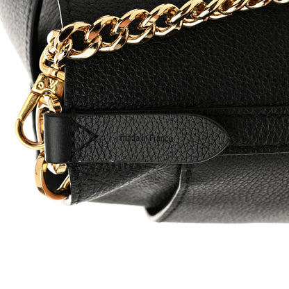 Louis Vuitton Calfskin Lock and Walk Bucket Black 7 of 10