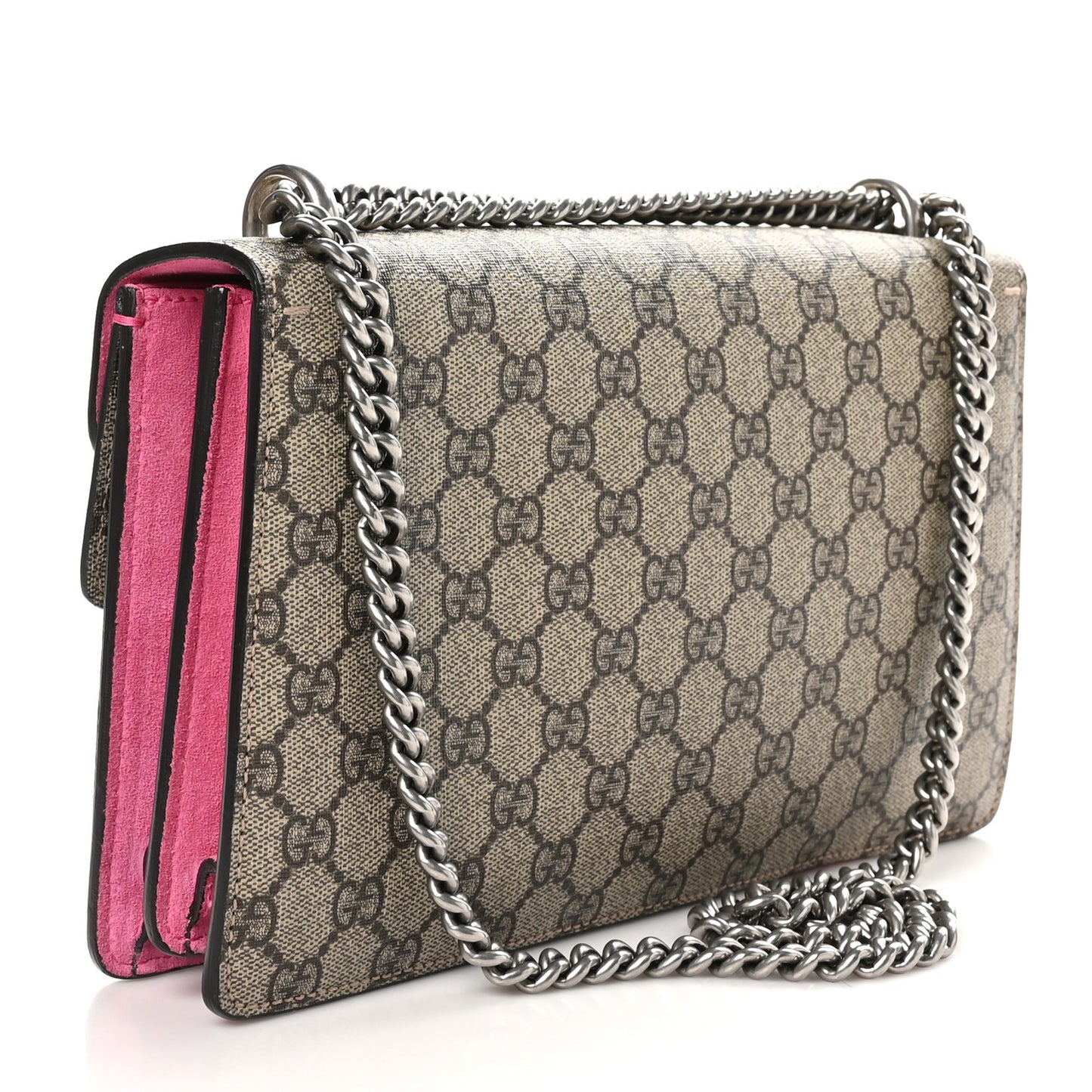 GG Supreme Monogram Small Dionysus Shoulder Bag Pink