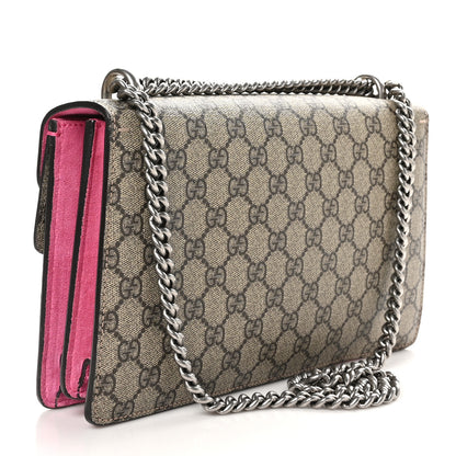Gucci GG Supreme Monogram Small Dionysus Shoulder Bag Pink 4 of 12