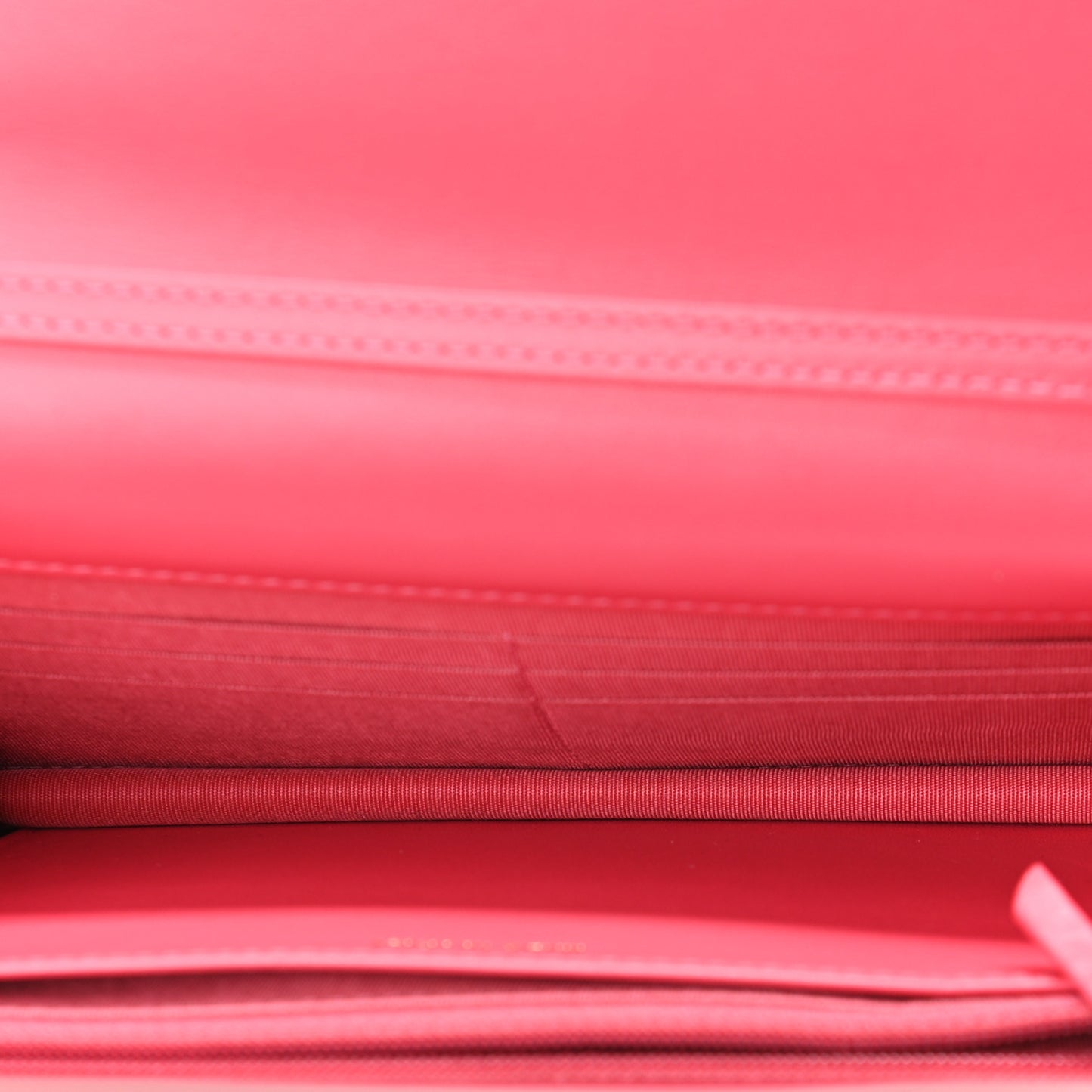 Calfskin Quilted Pearl CC Wallet On Chain WOC Pink