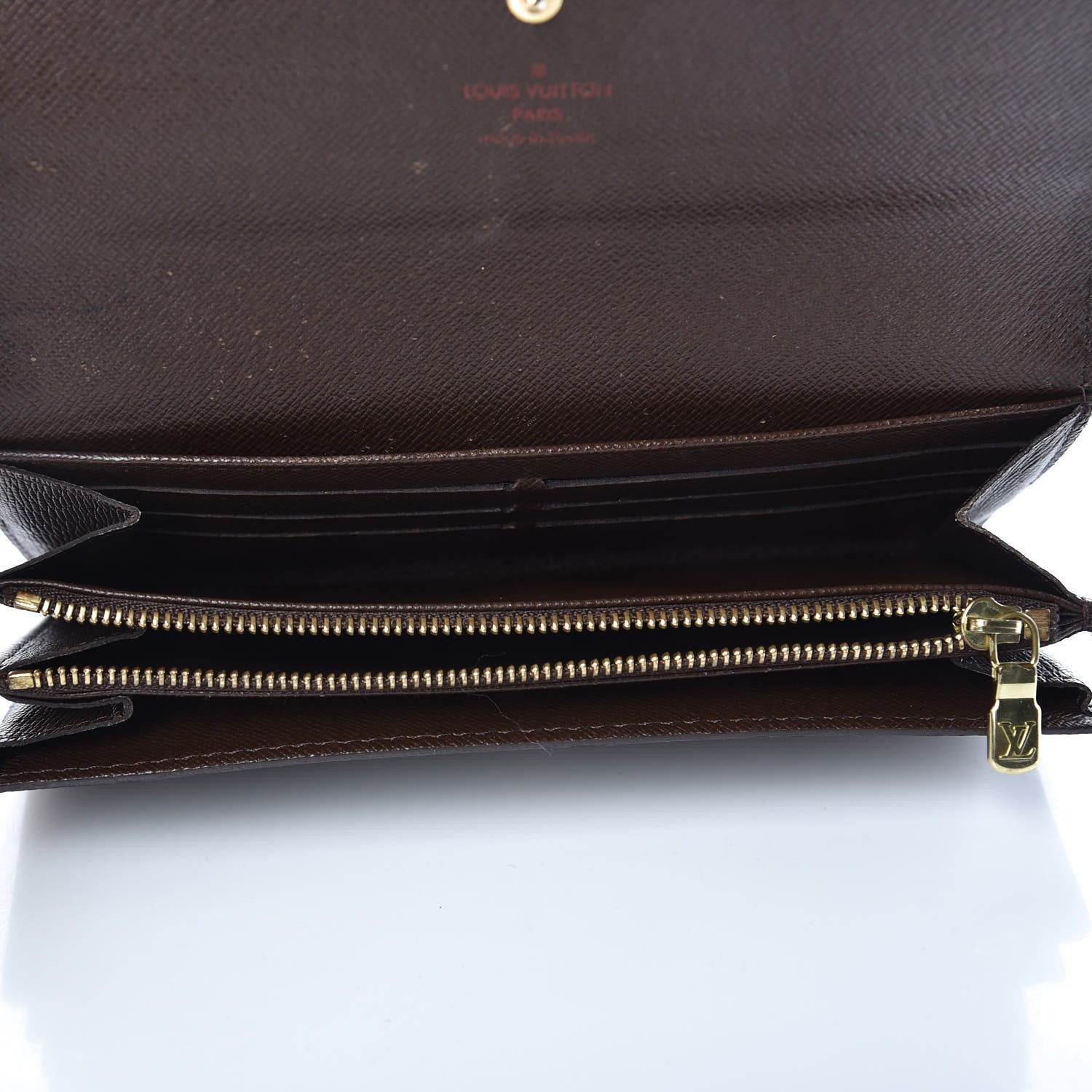 Louis Vuitton Damier Ebene Sarah Wallet 5 of 11