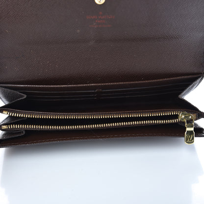 Louis Vuitton Damier Ebene Sarah Wallet 5 of 11
