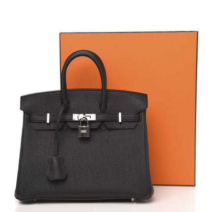 Hermes Togo Birkin 25 Black 10 of 10