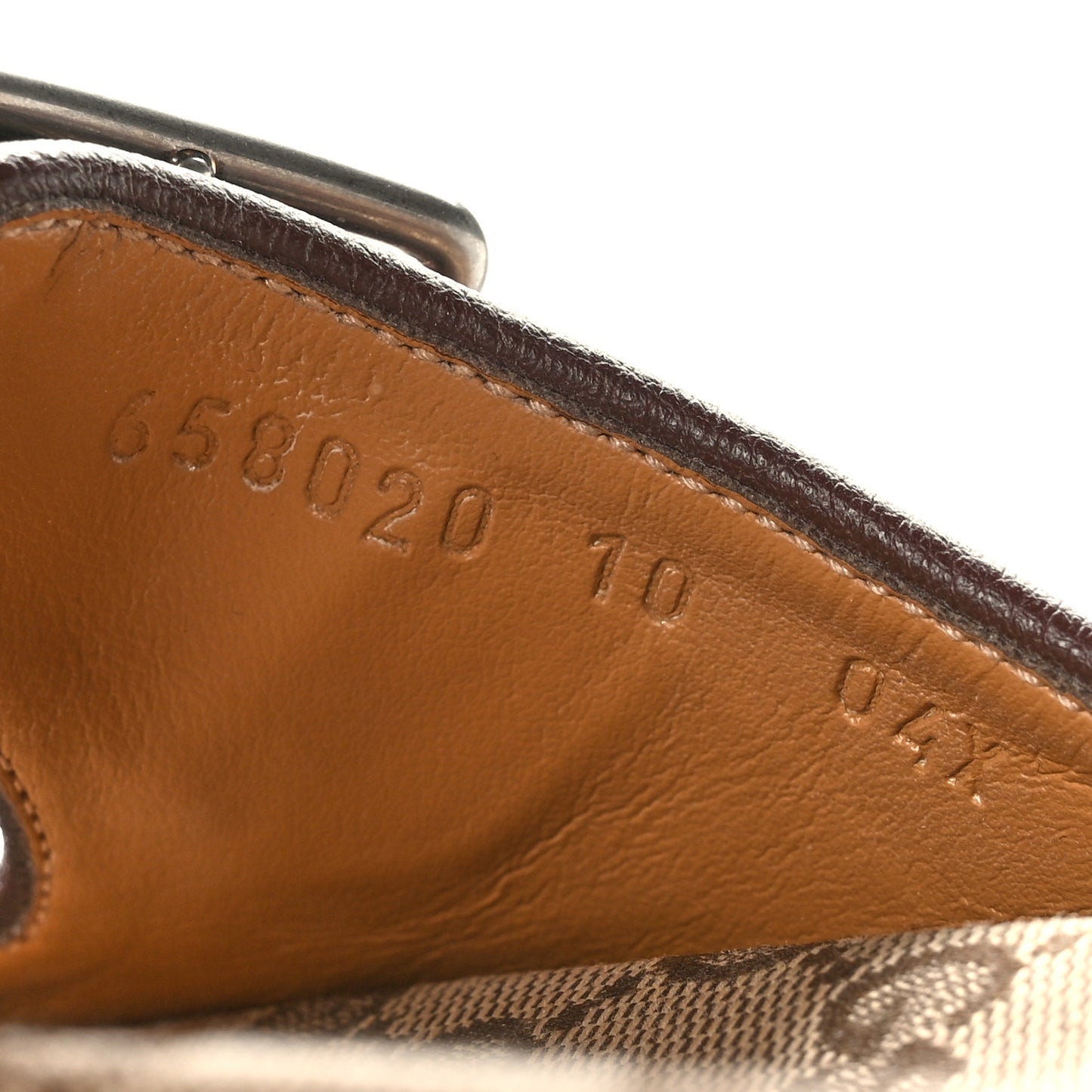 GG Monogram Lavaredo Eco Fabric Mens Slide Sandals With Straps 10 Beige Ebony Light Brown