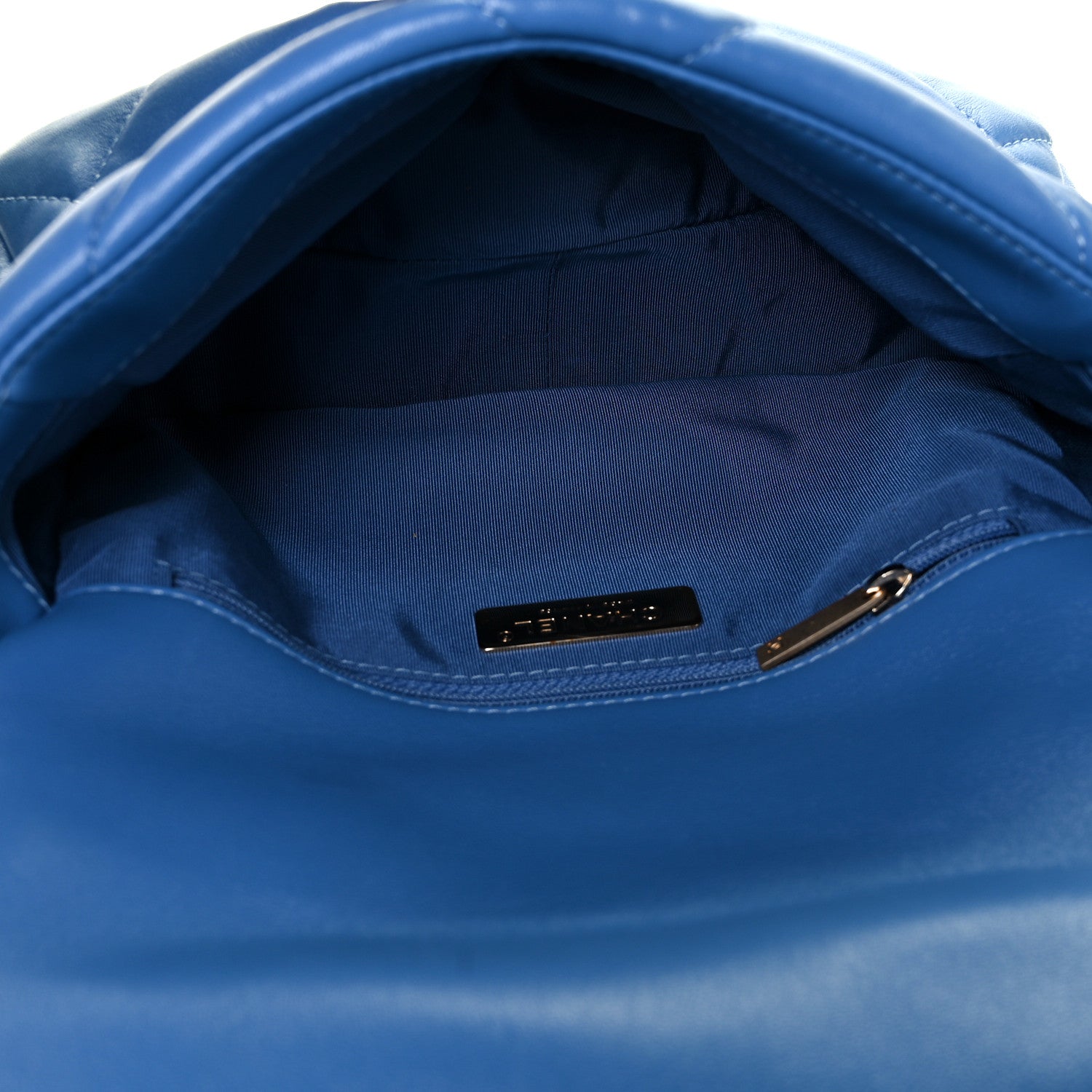 Chanel Lambskin Quilted Medium Chanel 19 Flap Blue 6 of 8