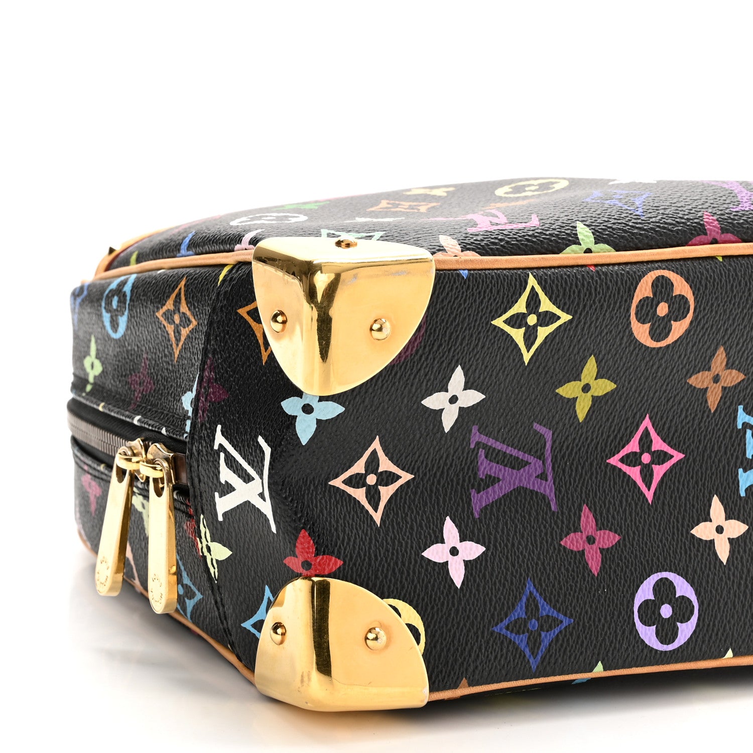 Louis Vuitton Monogram Multicolor Trouville Black 9 of 11