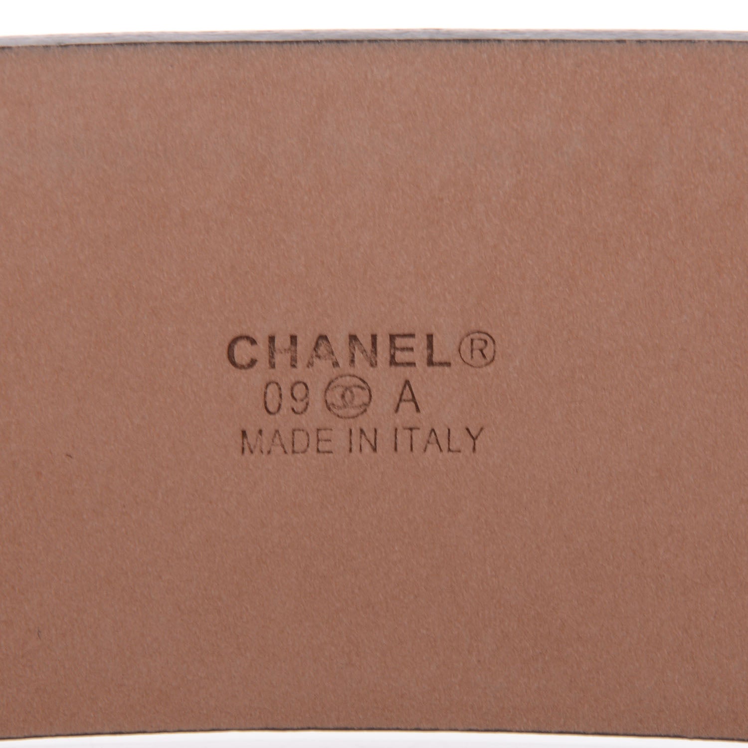 Chanel Patent Leather Gold CC Belt 85 34 Black 3 of 6