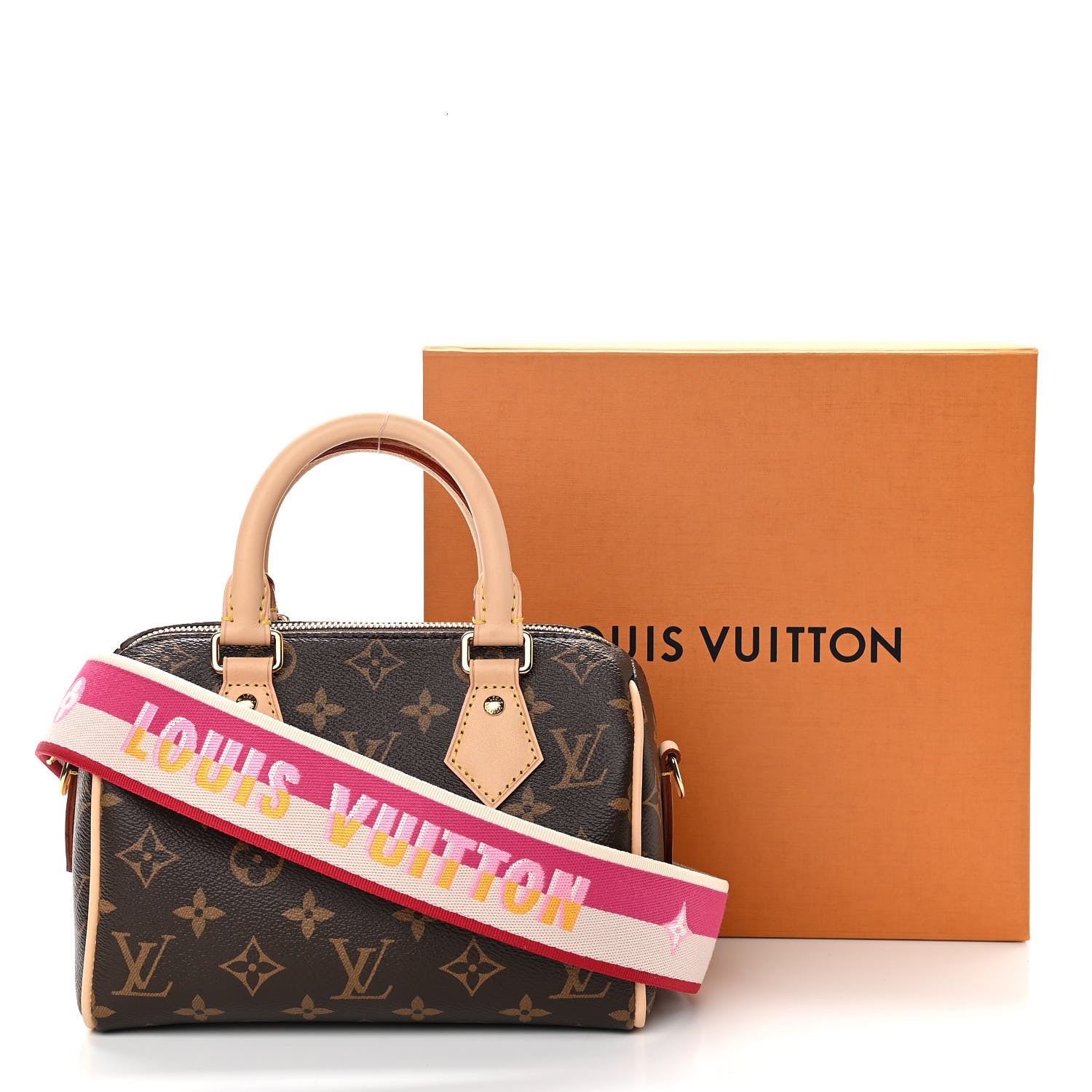 Louis Vuitton Monogram Speedy Bandouliere 20 Fuchsia 10 of 10