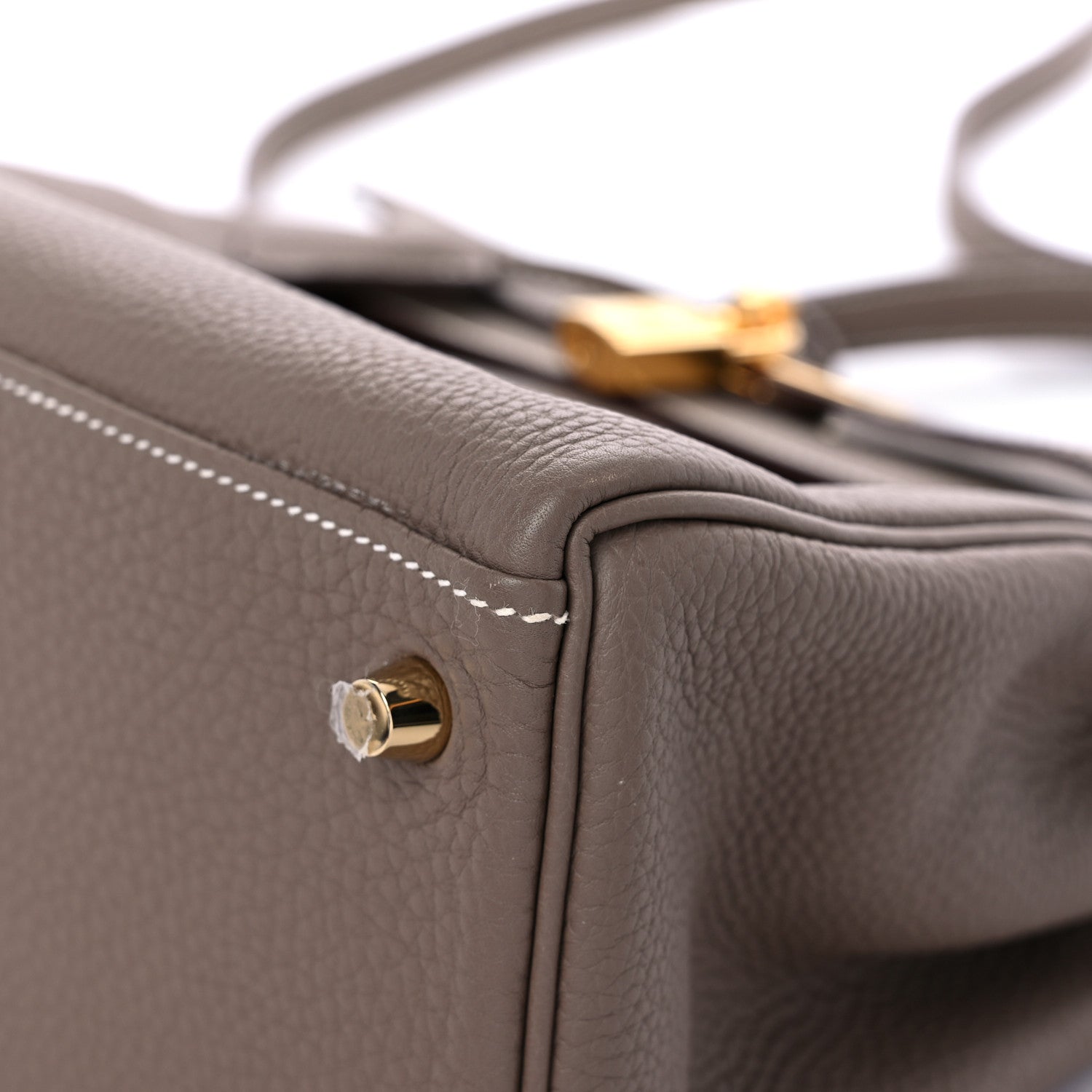 Hermes Togo Kelly Retourne 28 Etoupe 9 of 12