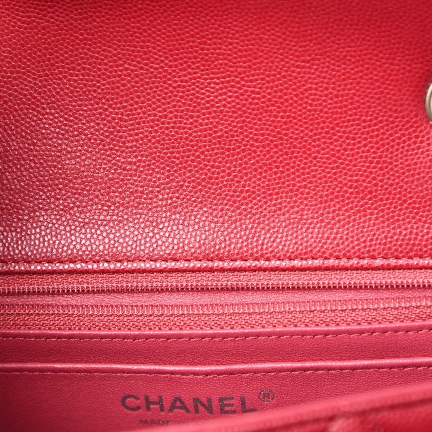 Chanel Caviar Quilted Mini Rectangular Flap Pink 10 of 10