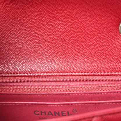 Chanel Caviar Quilted Mini Rectangular Flap Pink 10 of 10