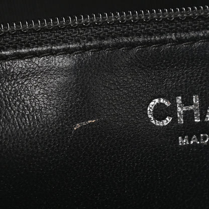 Chanel Metallic Aged Calfskin Quilted Medium Reissue Camera Case Black 9 of 11