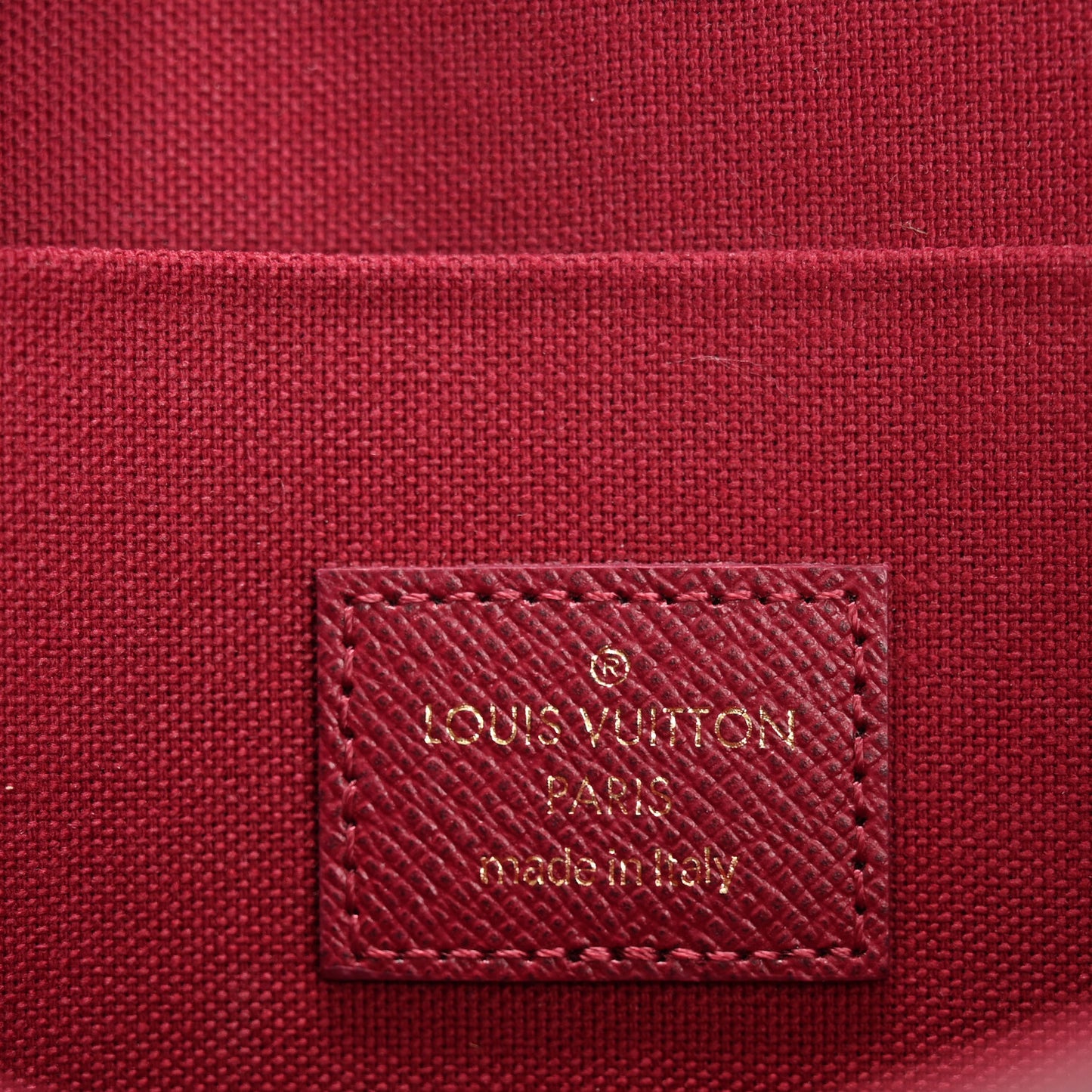 Monogram Pochette Felicie Chain Wallet Fuchsia