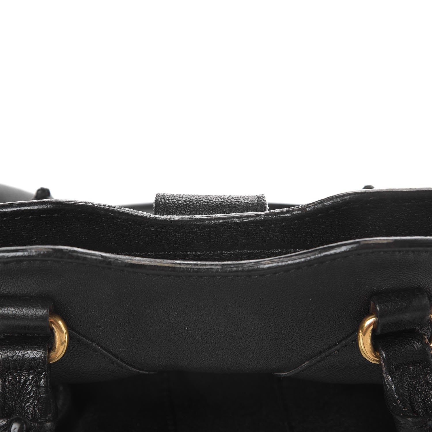 Saint Laurent Sheepskin Small Cabas ChYc Black 10 of 18