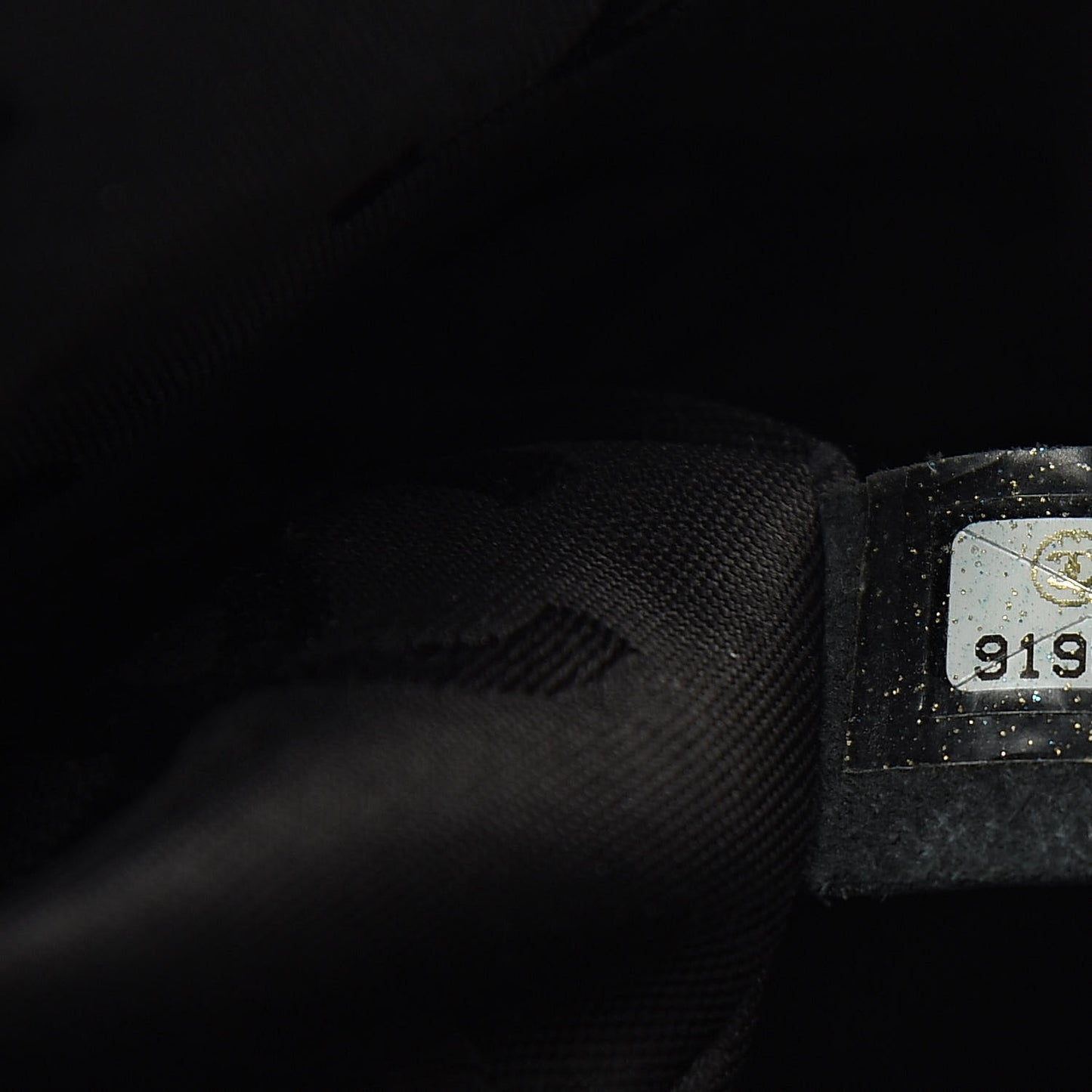 Caviar CC Stitched Flap Shoulder Bag Black