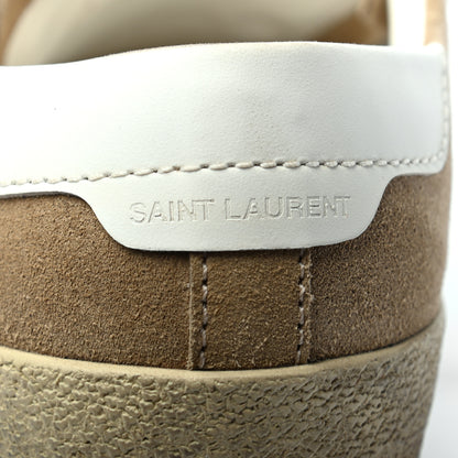 Saint Laurent Distressed Suede Womens Court Classic Sneakers 38 Desert 10 of 10