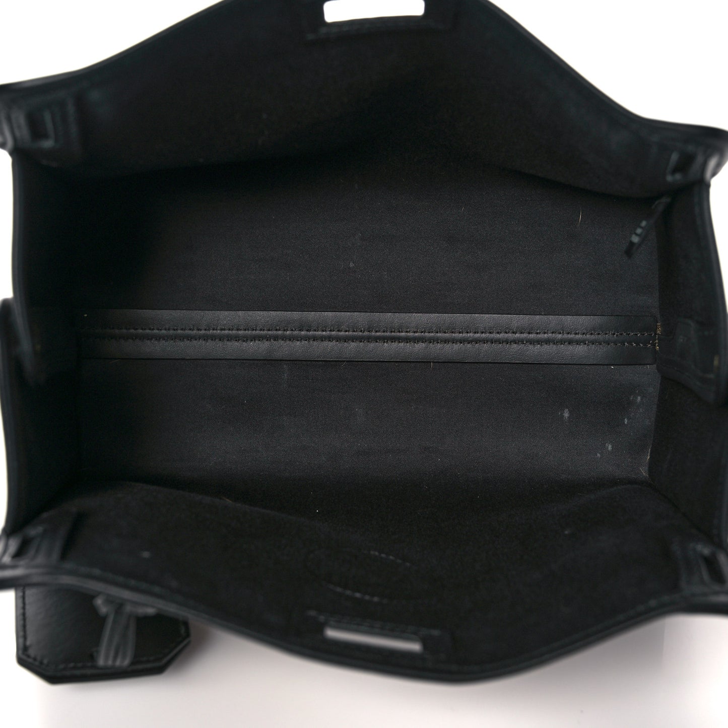 Glazed Fabric Vitello Century FF 1974 Stamp Patch Mini Peekaboo Defender Cover Mogano Panna Black