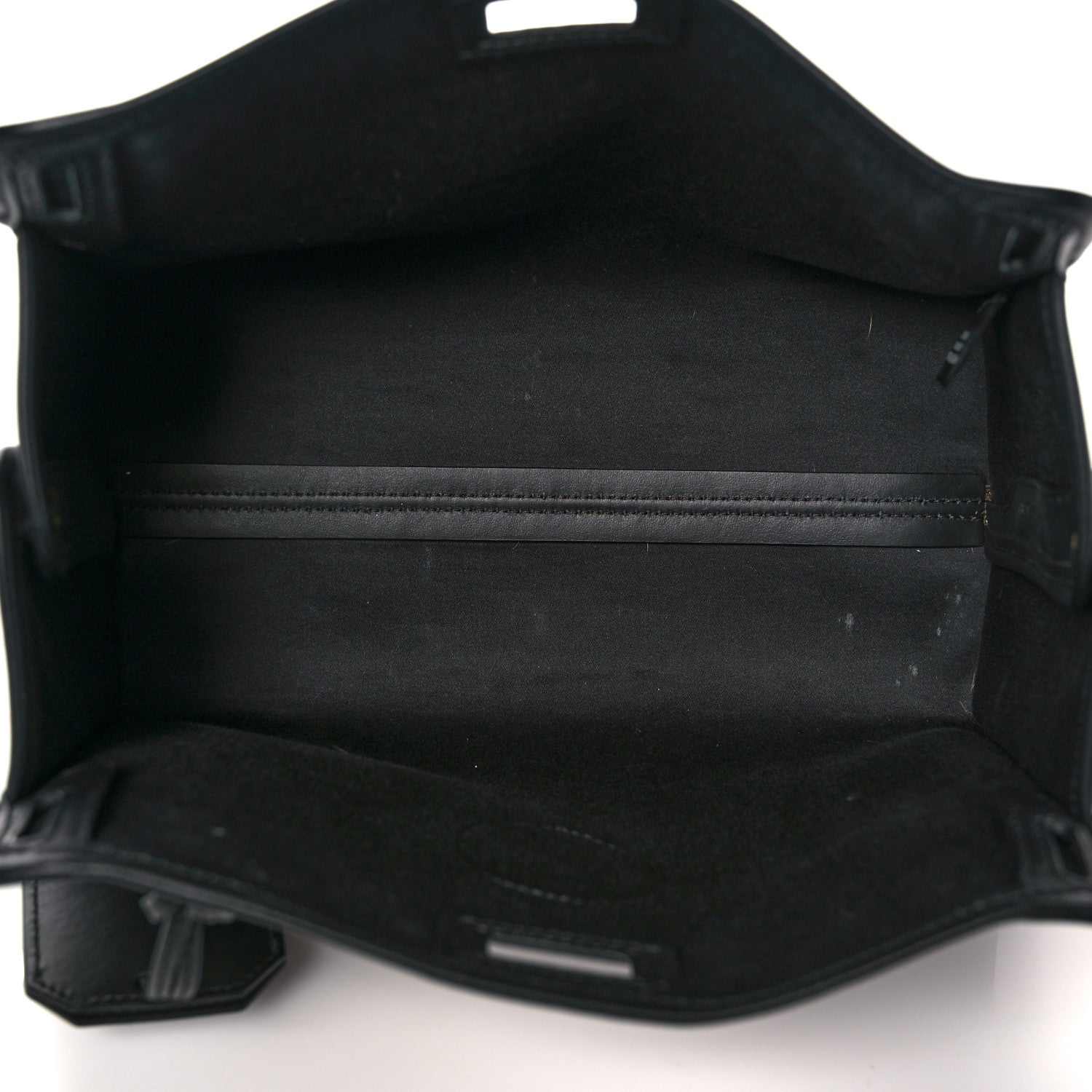 Fendi Glazed Fabric Vitello Century FF 1974 Stamp Patch Mini Peekaboo Defender Cover Mogano Panna Black 5 of 12