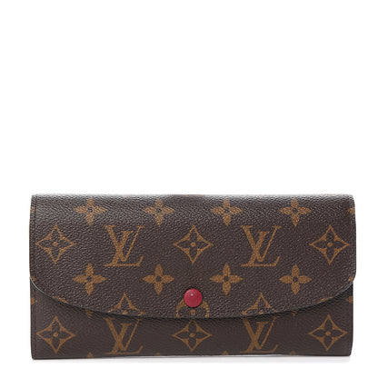 Louis Vuitton Monogram Emilie Wallet Fuchsia 1 of 8