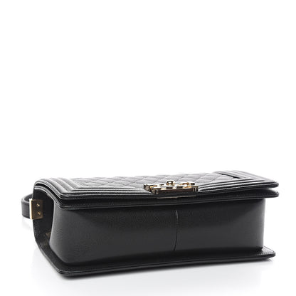 Chanel Caviar Quilted Medium Boy Flap Black 3 of 11