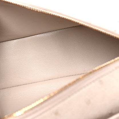 Loro Piana Ostrich L19 Extra Pocket Pouch Light Travertine 5 of 10