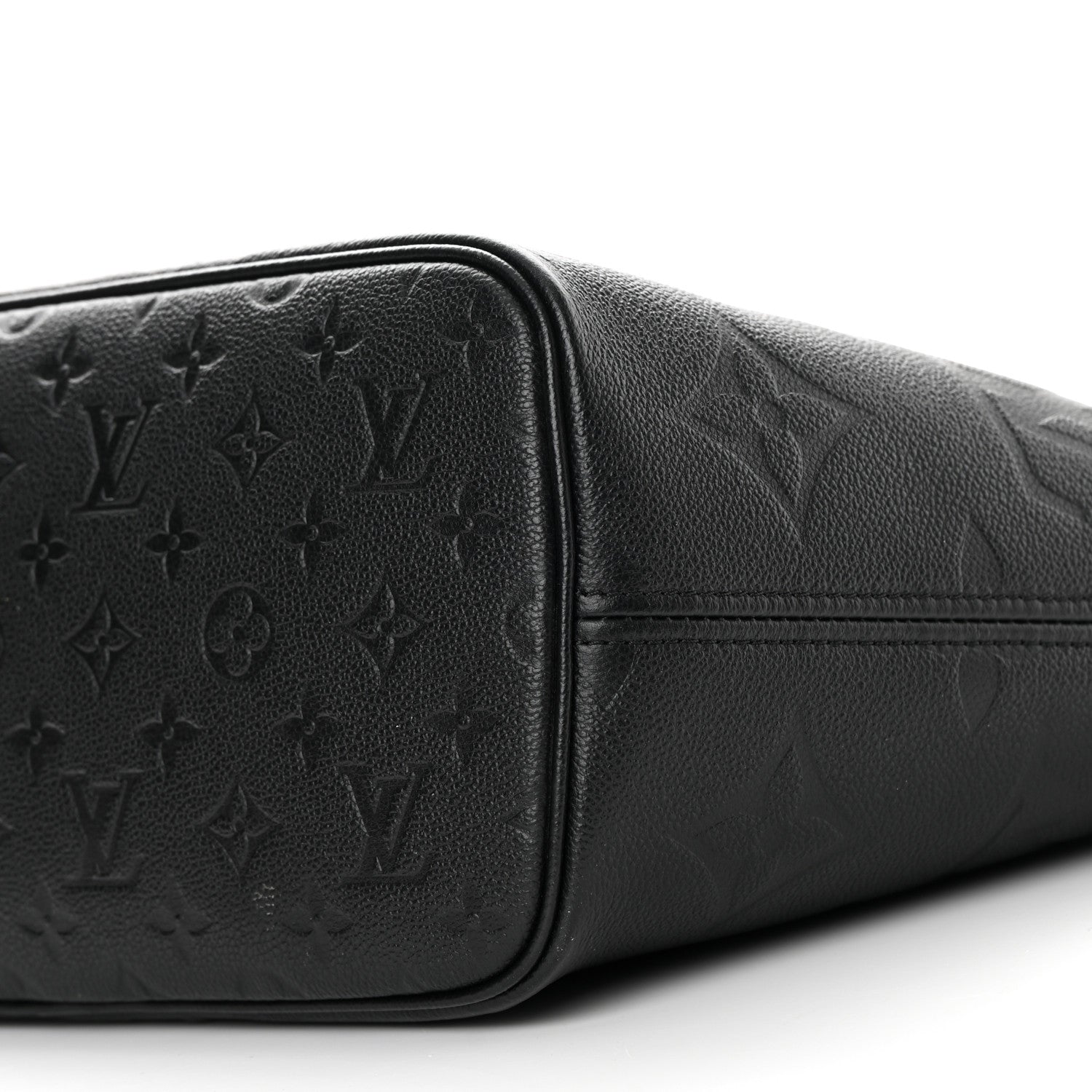 Louis Vuitton Empreinte Monogram Giant Neverfull MM Black 9 of 13