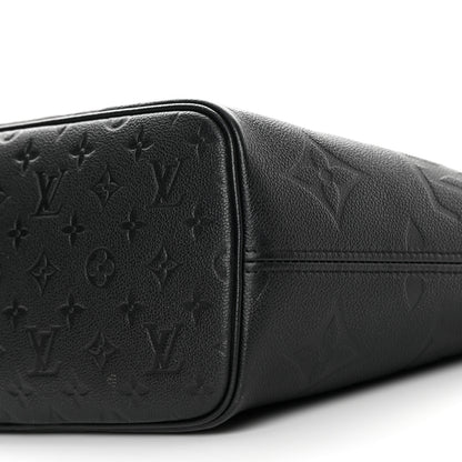Louis Vuitton Empreinte Monogram Giant Neverfull MM Black 9 of 13