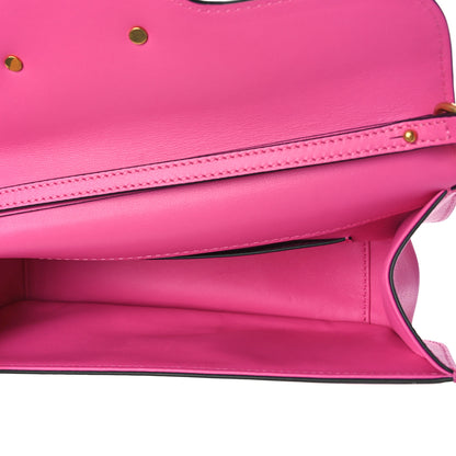Valentino Garavani Calfskin Vlogo Loco Shoulder Bag Feminine Pink 5 of 9