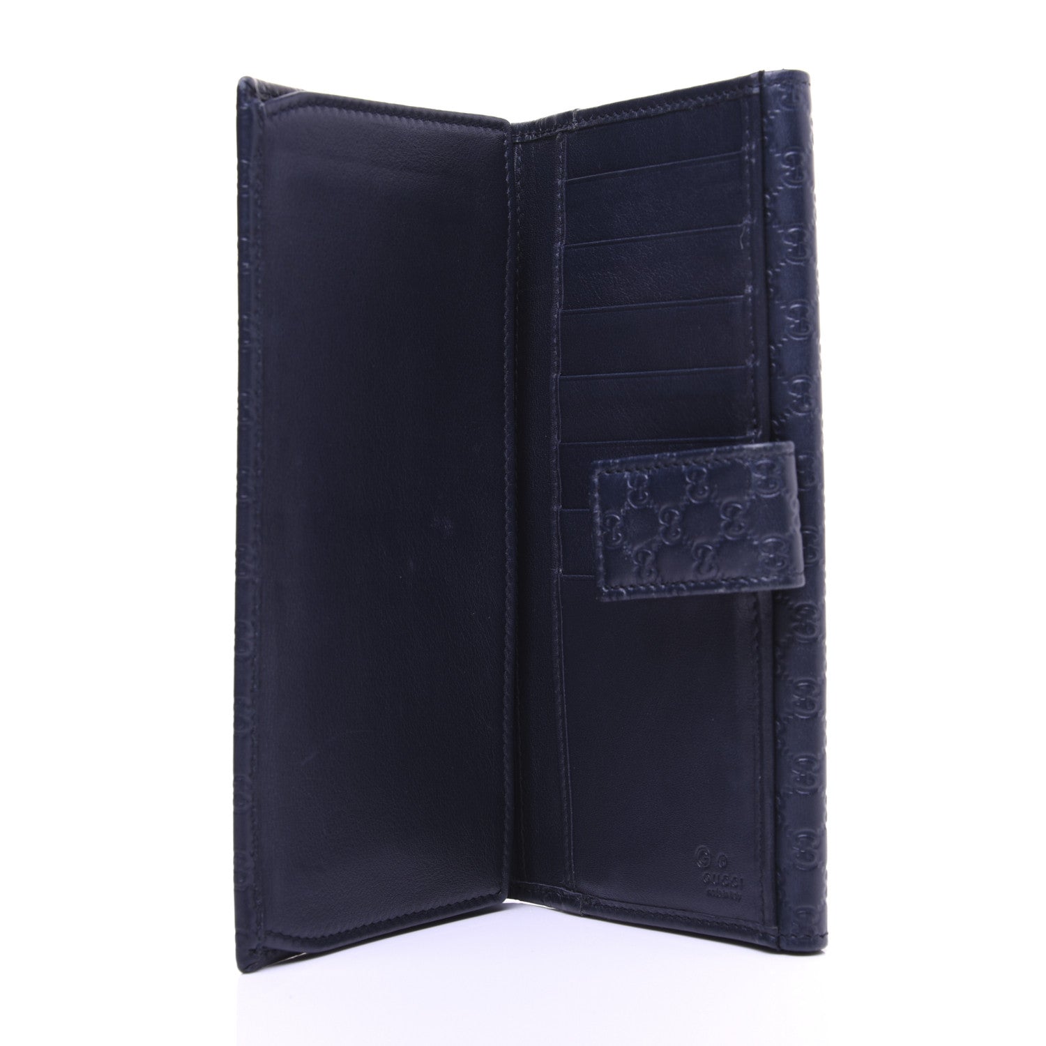 Gucci Microguccissima Continental Flap Wallet Navy 8 of 14