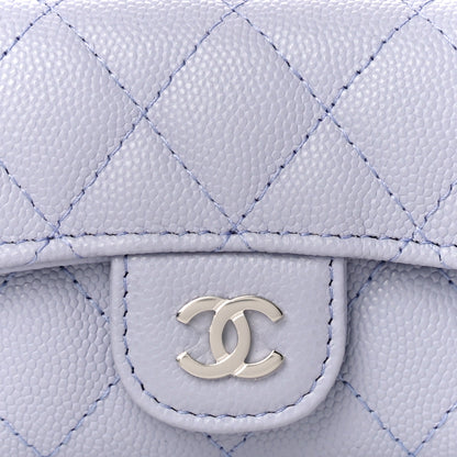 Chanel Caviar Quilted Classic 4 Key Holder Wallet Light Purple 9 of 12