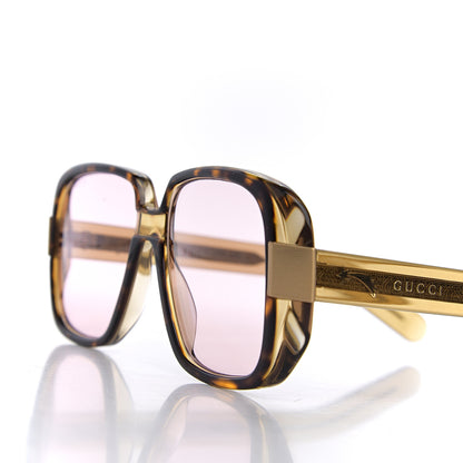 Gucci Oversize Square Frame GG0318S Sunglasses Brown 7 of 8
