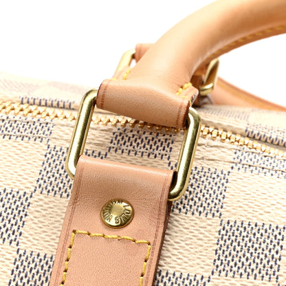 Louis Vuitton Damier Azur Keepall Bandouliere 55 10 of 13