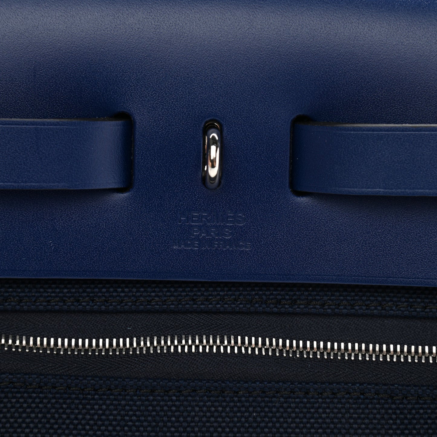 Military Toile Vache Hunter Herbag Zip 31 PM Bleu Marine Bleu Saphir