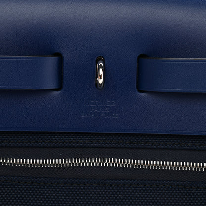 Hermes Military Toile Vache Hunter Herbag Zip 31 PM Bleu Marine Bleu Saphir 7 of 11