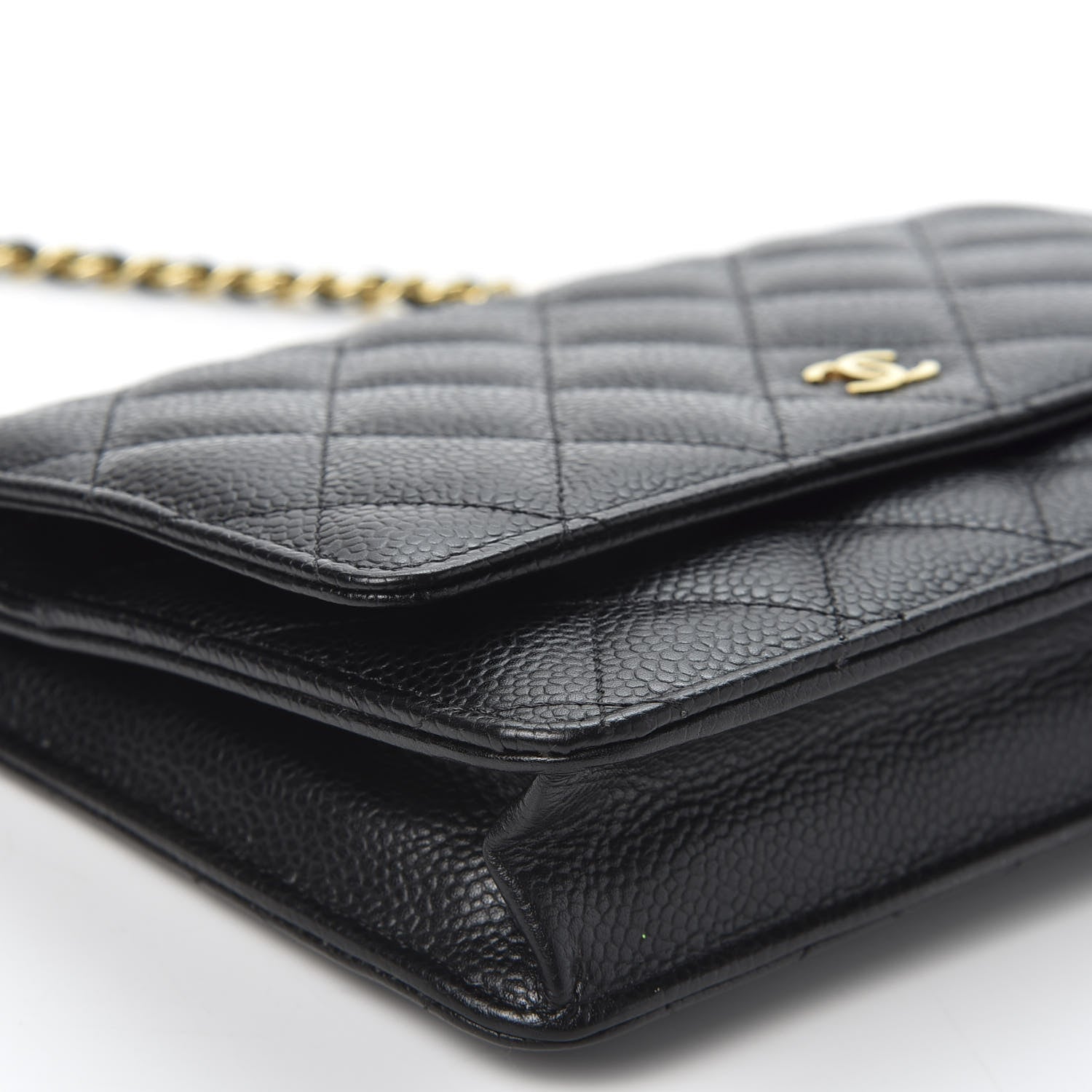 Chanel Caviar Quilted Wallet On Chain WOC Black 5 of 11
