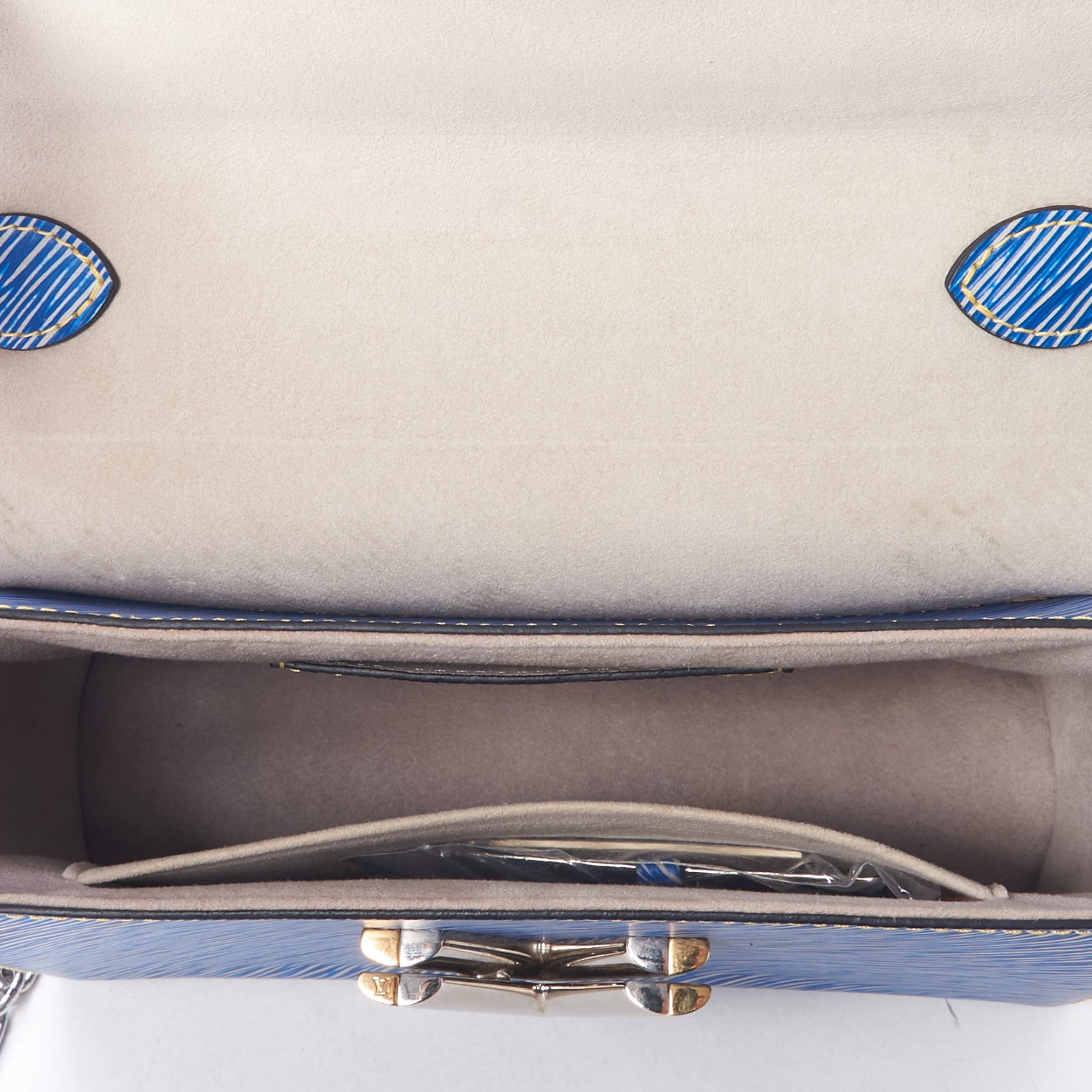 Louis Vuitton Epi Twist Shoulder Bag MM Denim Light 7 of 9