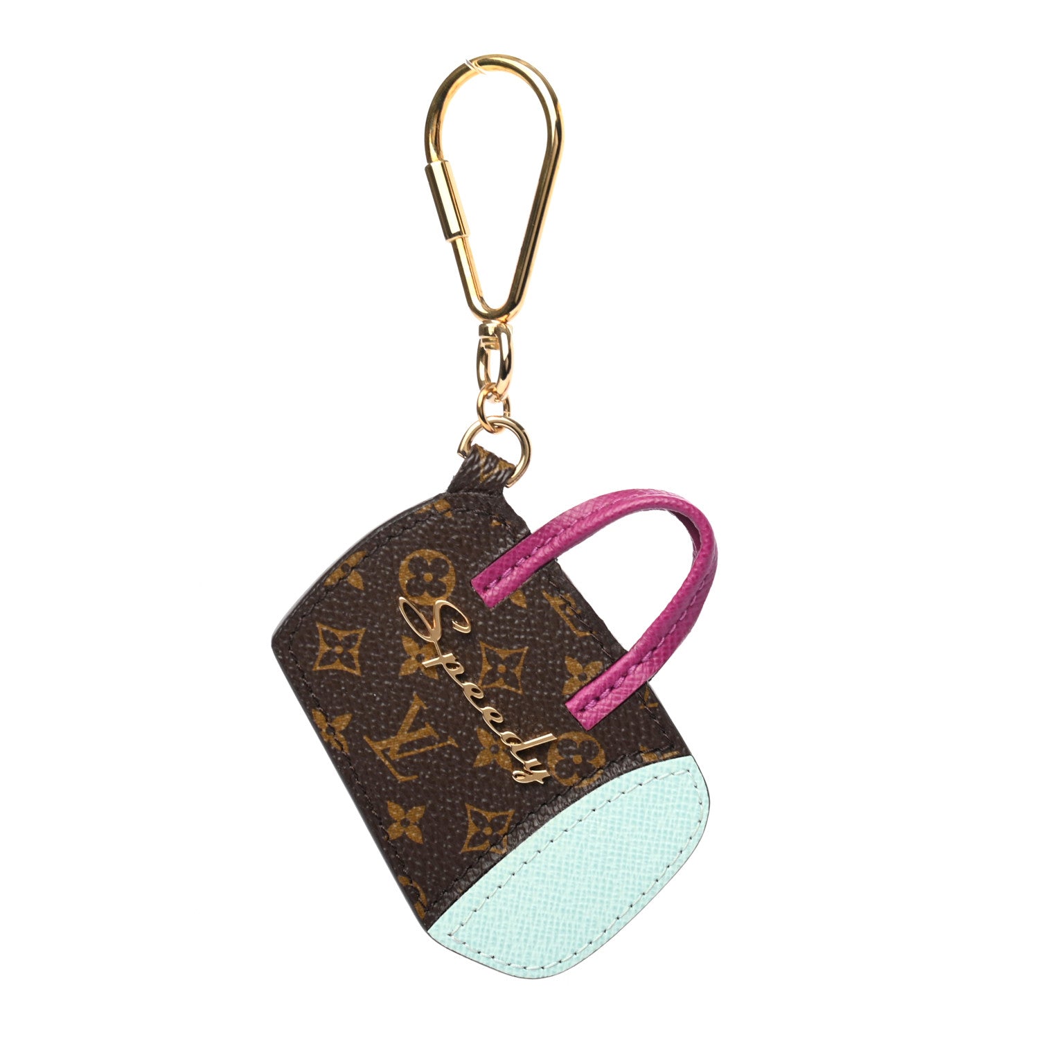 Louis Vuitton Monogram Speedy Bag Charm Key Holder 1 of 4