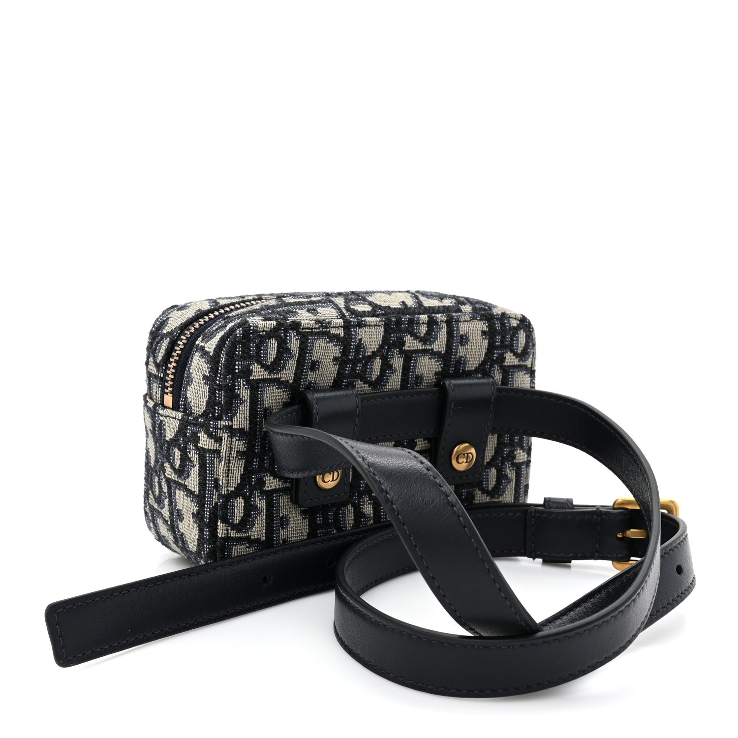 Christian Dior Oblique Belt Pouch Blue 3 of 11