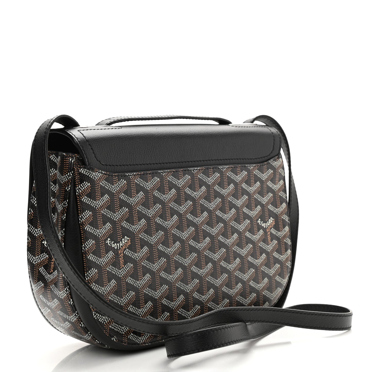 Goyardine 233 Shoulder Bag Black
