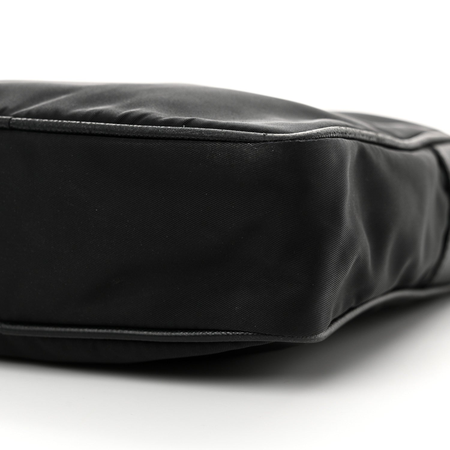 Prada Tessuto Nylon Saffiano Pocket Messenger Shoulder Bag Black 10 of 13