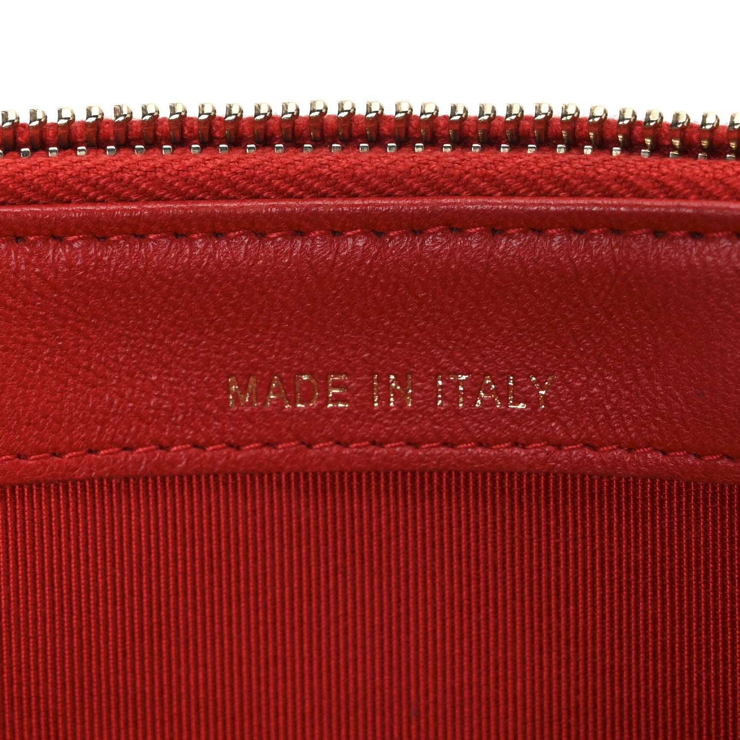 Chanel Lambskin Quilted Small Clutch With Chain Red 8 of 12